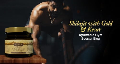 Shilajit with Gold & Kesar: Ayurvedic Gym Booster