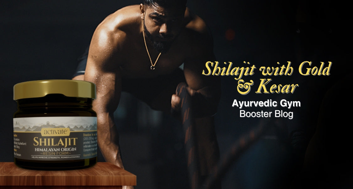 Shilajit with Gold & Kesar: Ayurvedic Gym Booster